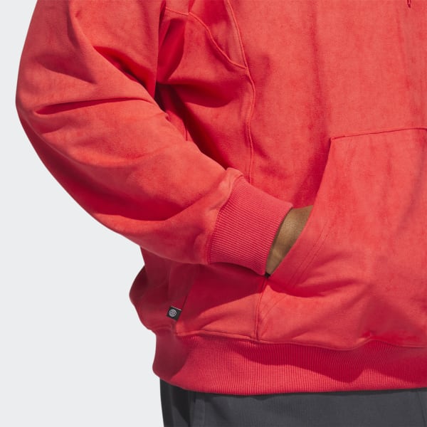 rouge Sweat-shirt à capuche Adicolor Classics Plush