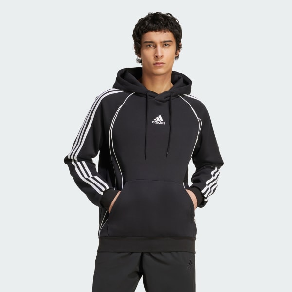 Black Adicolor Teamgeist Cut Line Hoodie