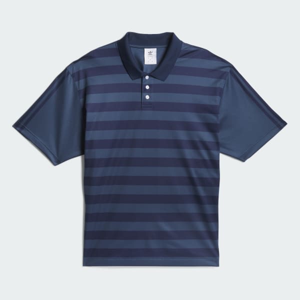 Azul Polo con cuello Pop