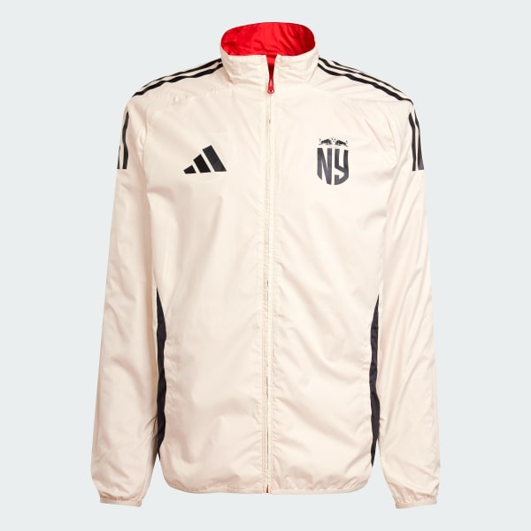 adidas New York Red Bulls Reversible Anthem Jacket - Red
