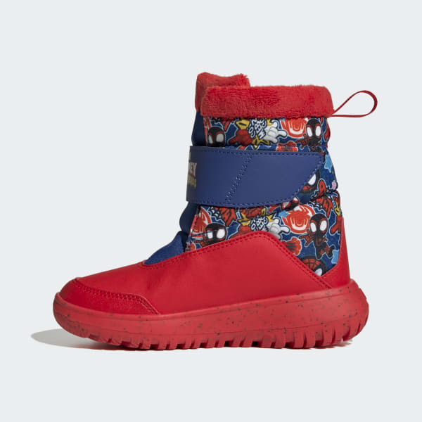 Red adidas x Marvel Winterplay Superhero Adventures Boots LKK75