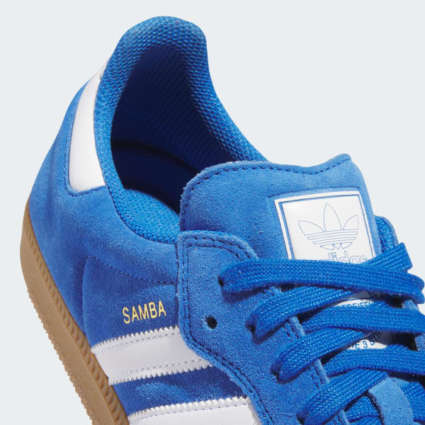 Adidas Samba ADV Shoes Blue Bird 8 Mens Skateboarding Shoes