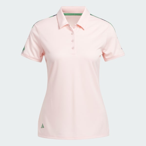 Pink Ultimate365 Printed Polo