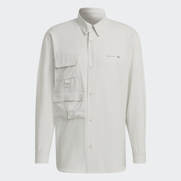 Grey Reclaim Long Sleeve Shirt