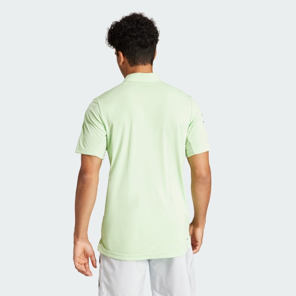 mau-xanh-la Áo Polo Tennis 3 Sọc Club