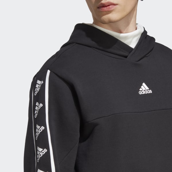 adidas Brand Love Slanted Logo Relaxed Hoodie - Pink