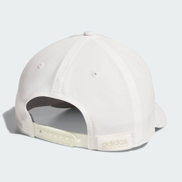 White Sport Snapback Hat