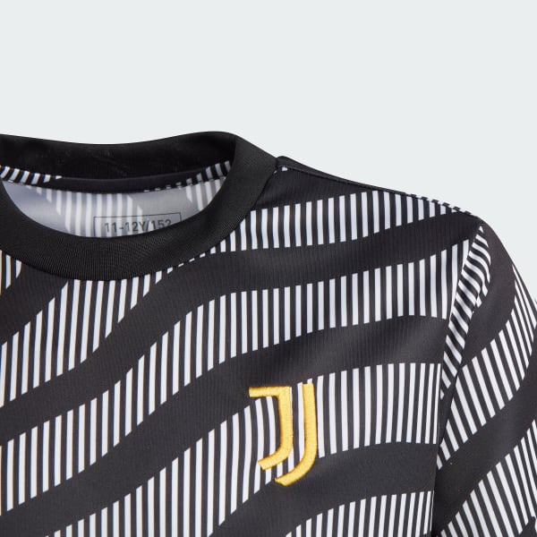 Sort Juventus Juniors' opvarmningstrøje