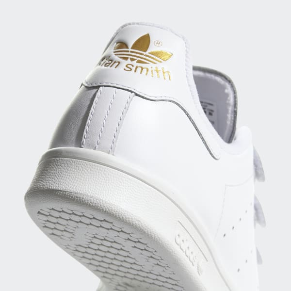 adidas Stan Smith Shoes in White and Gold | adidas UK