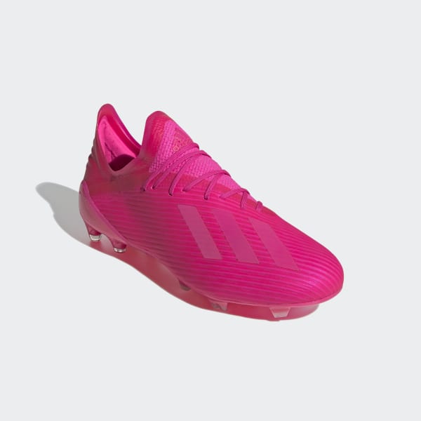 x 19.1 firm ground cleats pink