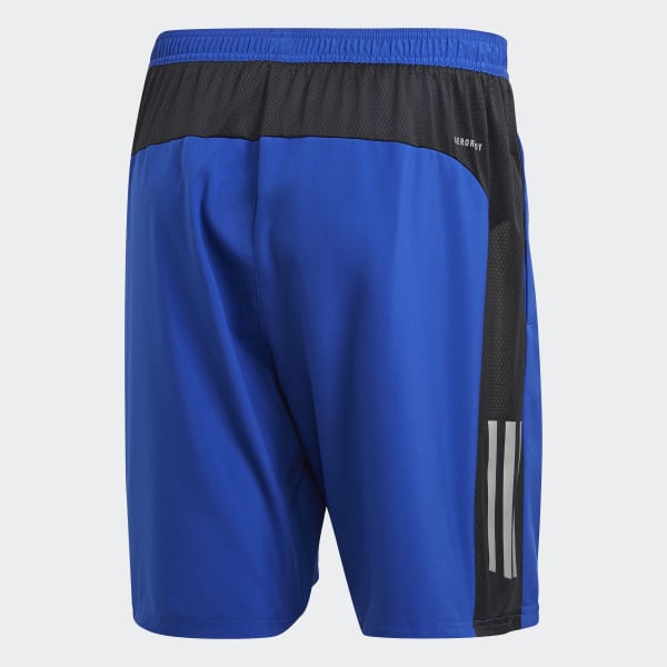 adidas blue football shorts