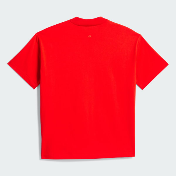 adidas Basketball T Shirt Red adidas UK