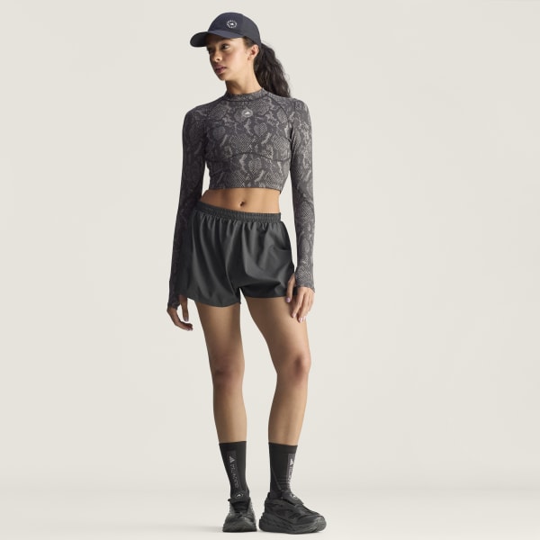 Adidas By Stella McCartney Training Longsleeve Crop Printed