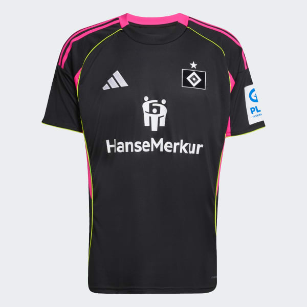 Schwarz Hamburger SV Jersey (kurzärmelig)