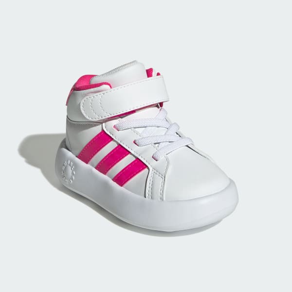 Blanco Zapatillas adidas Grand Court Mid para niños