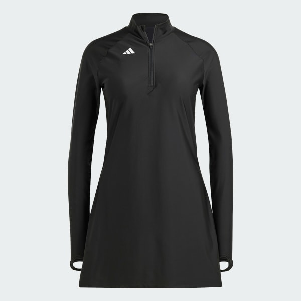 Svart 3-Stripes Swim Long Sleeve Overdel