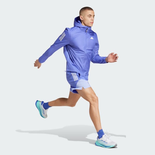 สีน้ำเงิน เสื้อแจ็คเก็ต Own the Run