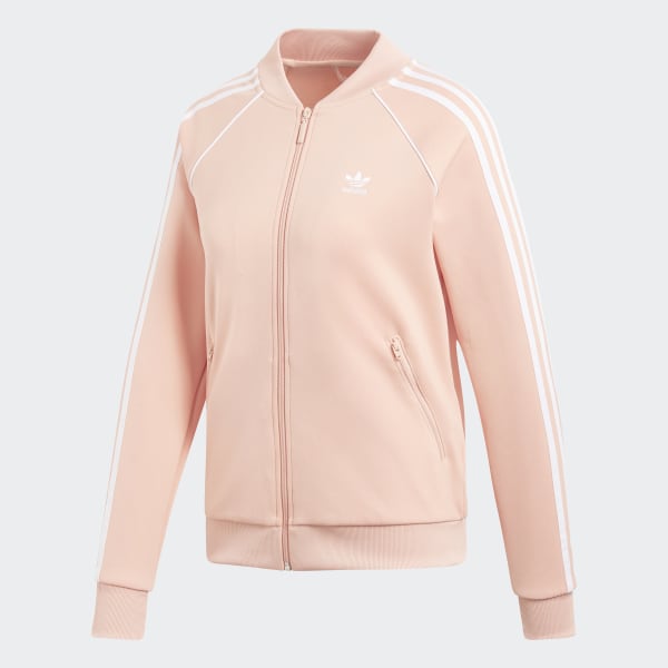 veste adidas grise et rose