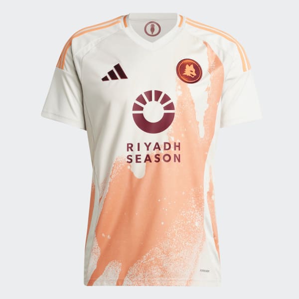 adidas AS Roma 24/25 Away Jersey - Grey | Free Shipping with