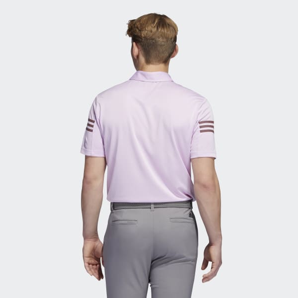 Purple 3-Stripes Polo Shirt