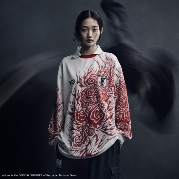 adidas Y-3 JFA Long Sleeve Tee - White | Free Shipping with