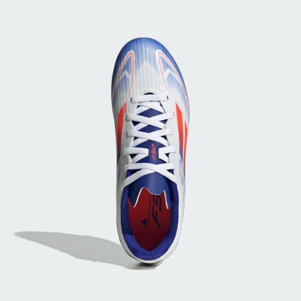 White F50 League Firm/Multi-Ground Cleats Kids