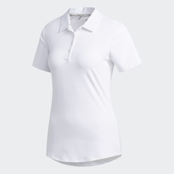 adidas white polo