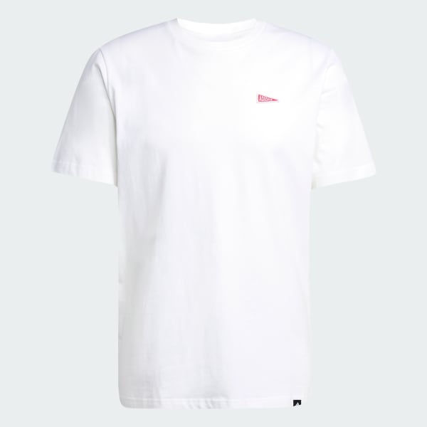 Blanco Camiseta estampada Pennant Trim
