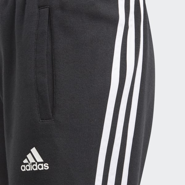 Μαύρο 3-Stripes Tapered Leg Pants
