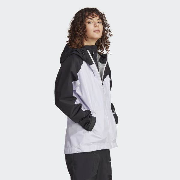 Fioletowy Terrex Xperior GORE-TEX Paclite Rain Jacket