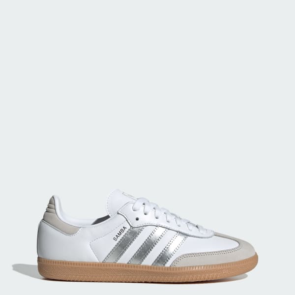 adidas Samba ホワイト グレー スニーカー Adidas Samba OG “White／Grey” スニーカー | ホワイト