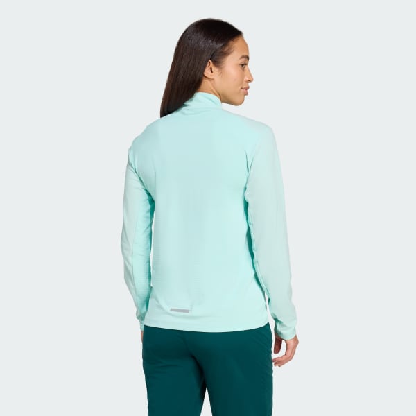 Turquoise Terrex Xperior Half-Zip Longsleeve