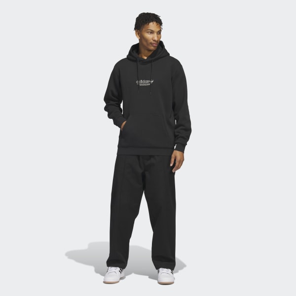 Zwart 4.0 Strike Through Hoodie (Gendervrij)