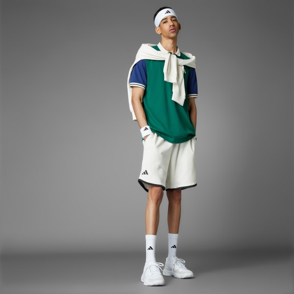 Grun adidas Heritage Tennis Poloshirt
