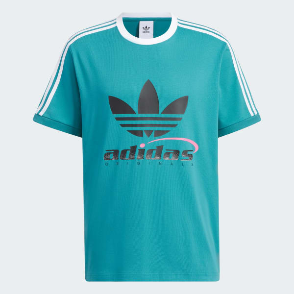 Tシャツ・カットソー adidas Trefoil Short Sleeve Tee Mint IW6311 adidas Trefoil Logo Play Football Graphic Short Sleeve Tee