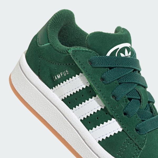 Green adidas baby shoes top