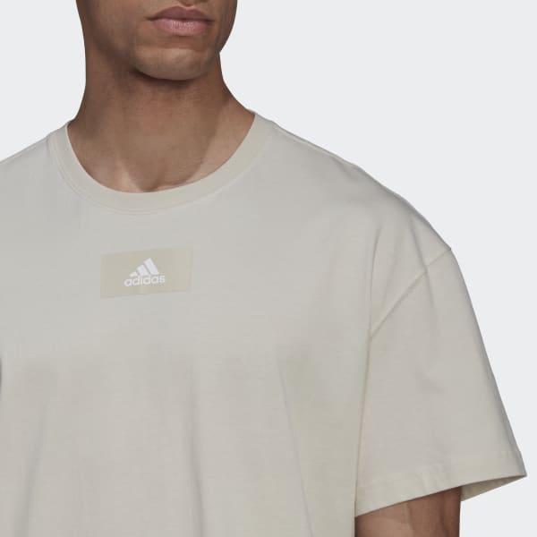 Beige Polera Essentials FeelVivid Hombro Caído L4686