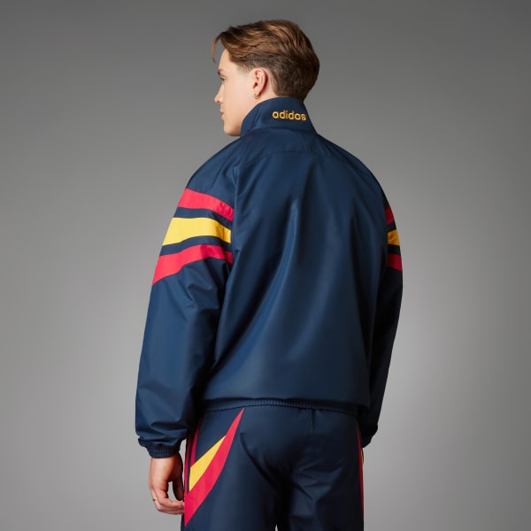 Adidas trainingsjacke blau orange store