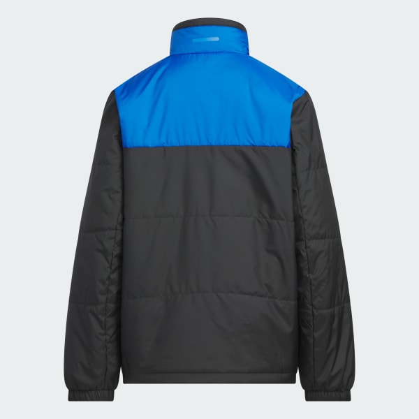 ブラック キッズ マストハブ スモールロゴ ルーズフィット 中わた入りライトジャケット