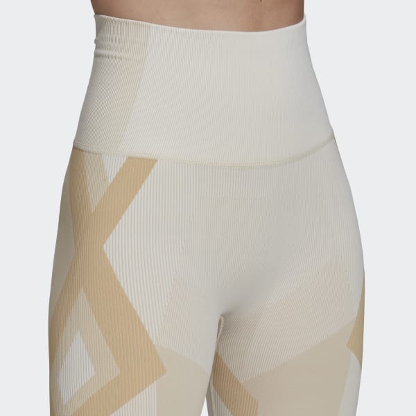 adidas FORMOTION Sculpt Two-Tone Tights - White | adidas Philippines