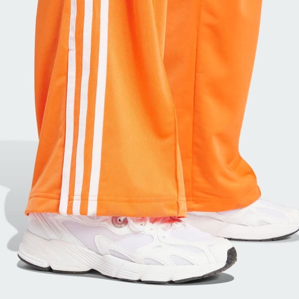 Adidas firebird track pants orange online