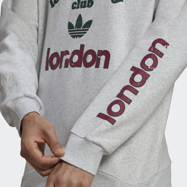 Grey London Collegiate City Crew Sweatshirt BWA47
