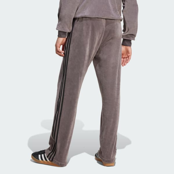 Gris Pantalón de chándal de tejido aterciopelado SST Adicolor