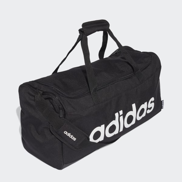 Bolsa deporte Linear negra y blanca | adidas España