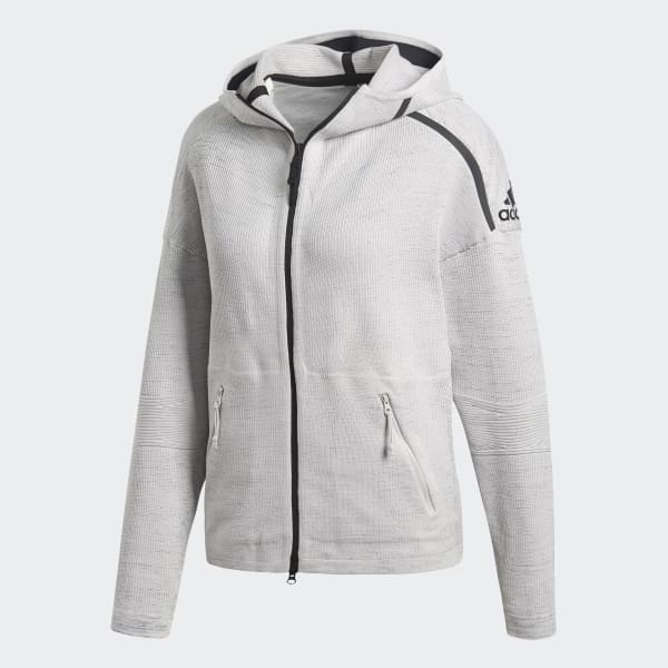 sweat adidas gris et blanc