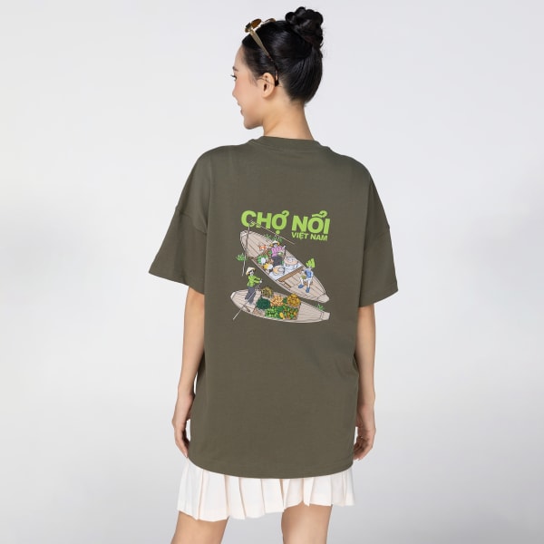 Green Exploring Floating Market Key City Tee