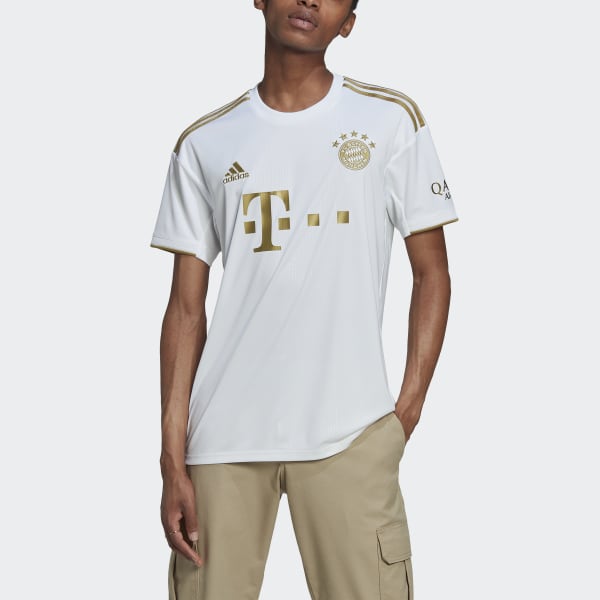 FC Bayern 22/23 Away Jersey - White | Free Shipping with