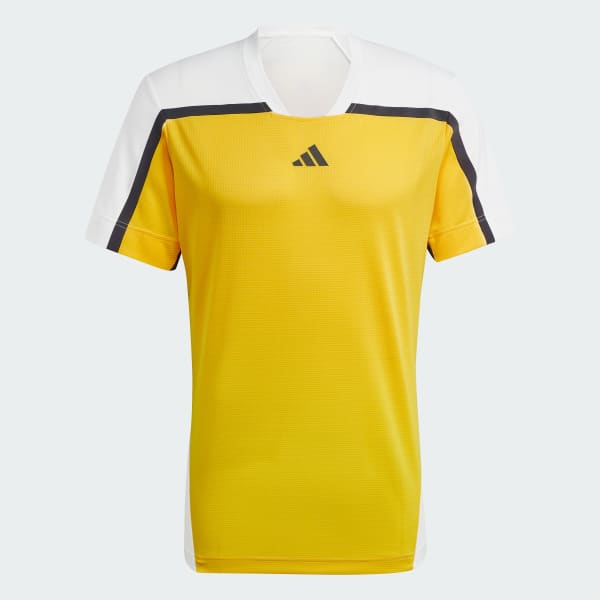 สีส้ม เสื้อยืดเทนนิส HEAT.RDY Pro FreeLift
