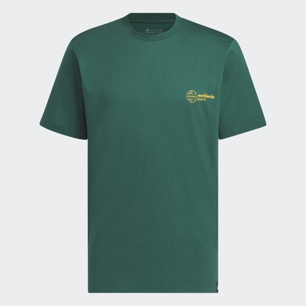 Green Worldwide Hoops Graphic Tee