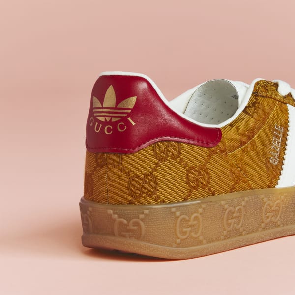 Bruin adidas x Gucci Gazelle Schoenen voor Dames LYX85